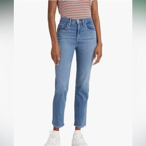 Levi’s 724 high rise straight crop 29